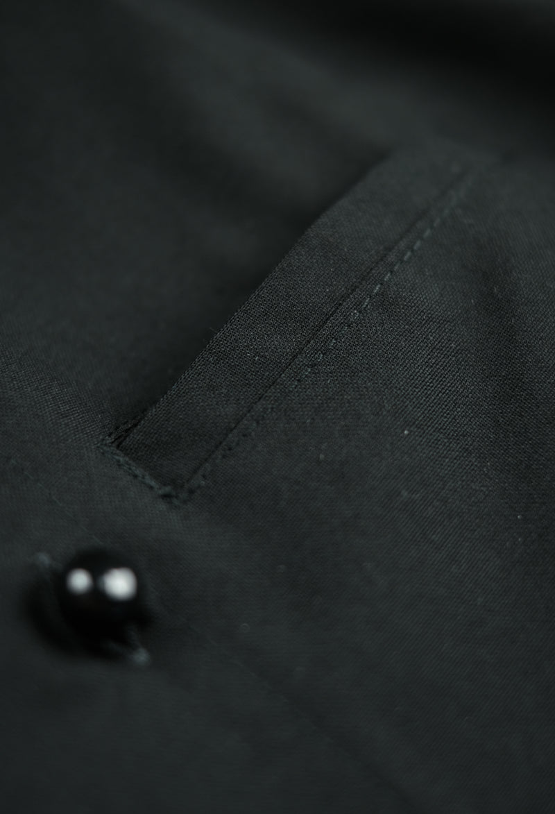 Black Chef Jacket - Long Sleeves