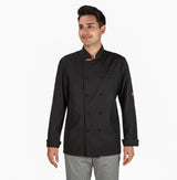 Black Chef Jacket - Long Sleeves